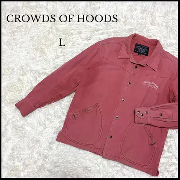 하자품 [ CROWDS OF HOODS ] 워크 자켓 L 핑크 남성용