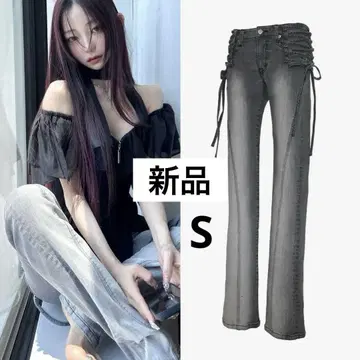 S lace up denim 1