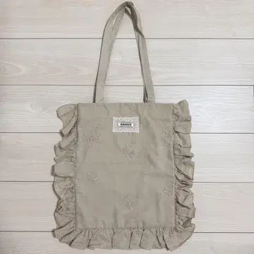 muguet 토트백 flower embroide tote bag