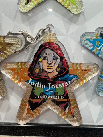 죠죠 월드 아크릴 키링 조디오 죠스타