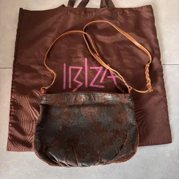 IBIZA 스웨이드 올 패턴 숄더백