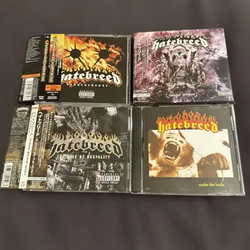 Hatebreed 헤이트브리드 앨범 4장 세트