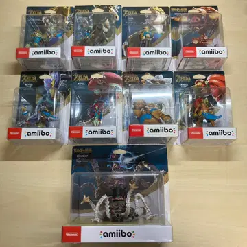 닌텐도 amiibo 젤다의 전설 브레스 오브 더 와일드 9종 세트
