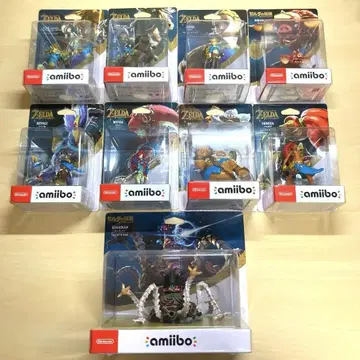닌텐도 amiibo 젤다의 전설 브레스 오브 더 와일드 9종 세트