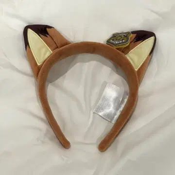 상하이 디즈니 한정판 주토피아 닉 머리띠