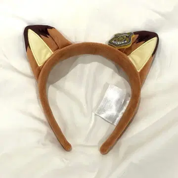상하이 디즈니 한정판 주토피아 닉 머리띠