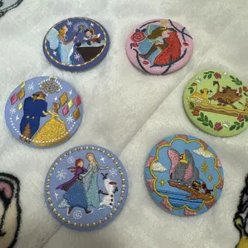 디즈니 자수 캔뱃지 Disney 자수 캔뱃지 비스킷