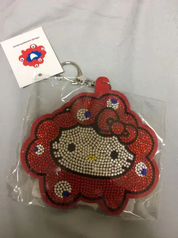 반짝반짝 키티 키링 미야쿠미야쿠