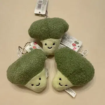 3종 세트 DAISO 다이소 키체인 (채소) 브로콜리