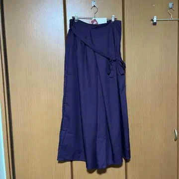 택 포함 새상품 카야 와이드 팬츠 보라색