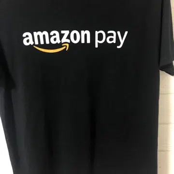 [ 구하기 어려움 ] amazon pay 아마존페이 T셔츠 블랙 L사이즈