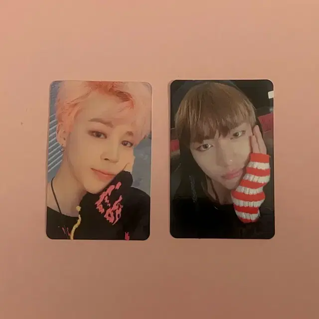 BTS 방탄소년단 지민/뷔 포토카드, 세트 일괄 판매