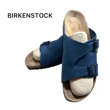 컨디션 최상 버켄스탁 취리히 네이비 스웨이드 27cm