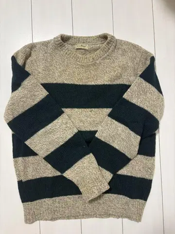 80s L.L.Bean 보더 울 니트 USA제