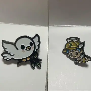 오사카 만박 이탈리아관 파빌리온 핀 배지 핀 배지 비둘기 천사