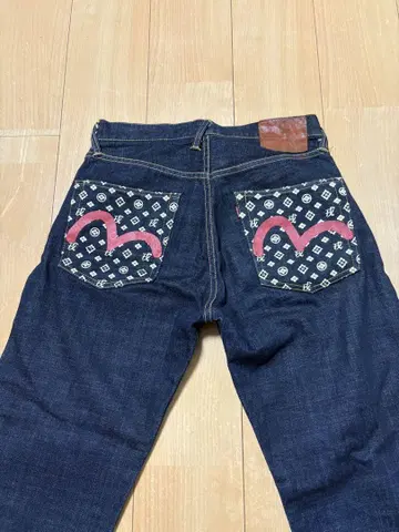 EVISU 데님 YAMANE 청바지 빈티지 evisu 30 x 35