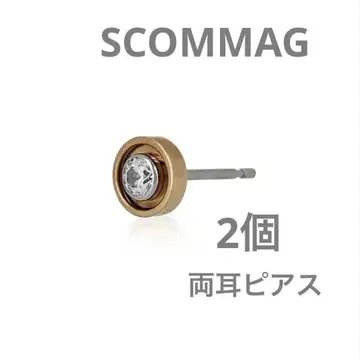 새상품 스테인리스 귀걸이 남성용 여성용 SCOMMAG 에스컴마지