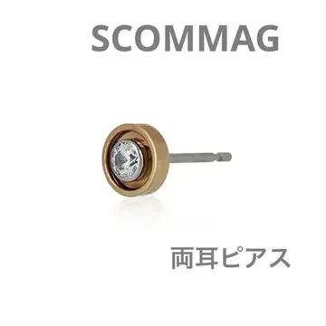 새상품 스테인리스 귀걸이 남성용 여성용 SCOMMAG 에스컴마지
