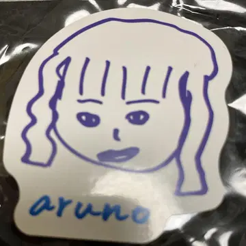 노기자카 카페 캐리커처 씰 나카니시 아르노