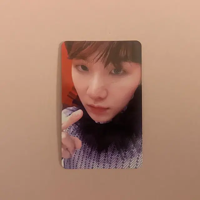 방탄소년단 SUGA 슈가 포토카드