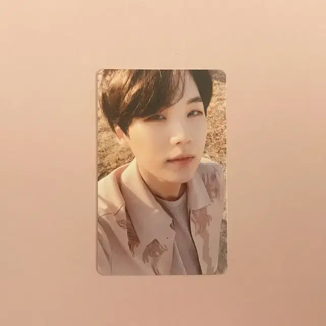 방탄소년단 슈가 포토카드