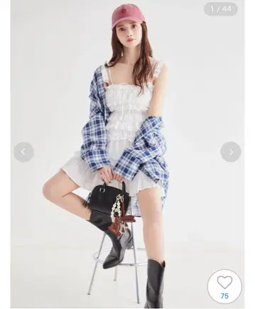 SNIDEL 웨스턴 부츠 BLACK L