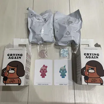 2개 세트 팝마트 피규어 crybaby 크라이베이비 2