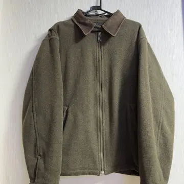 NAUTICA 울 자켓 올리브 색상 턱 스트랩 L