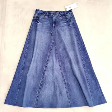 미사용품 wocal 와코루 카루손 마치 데님 L 사이즈 스트레치