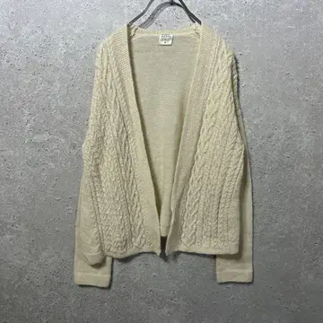 휴먼 우먼 ( M ) 니트 가디건*알파카 100%*버튼 없음*