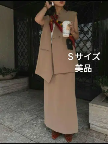 AMERI OTONA WRAP VEST SET UP DRESS