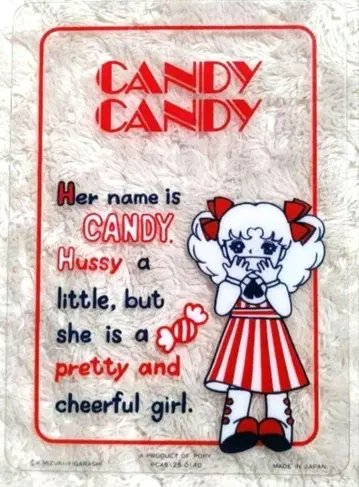 [초레어] CANDYCANDY 캔디캔디 책받침 1977년제 당시