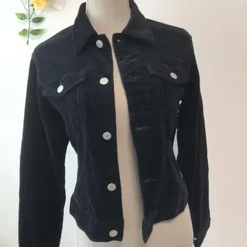 SOMETHING 썸씽 코듀로이 자켓 아우터 블랙 M 사이즈