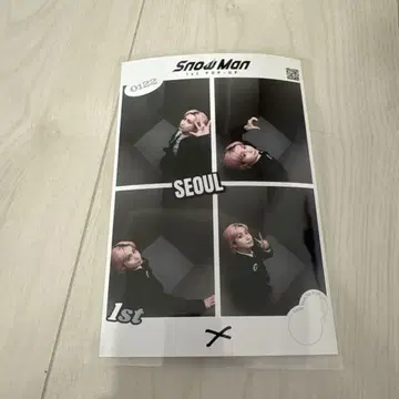 Snow Man 1st POP-UP 프린트 사쿠마 다이스케