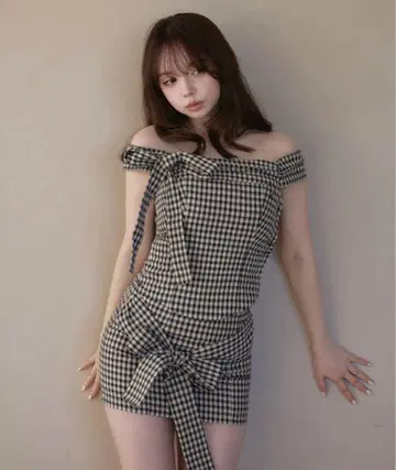 andmary Ruban 리본 세트 업 블랙