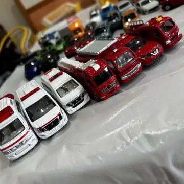 구급차 소방차 미니카 세트