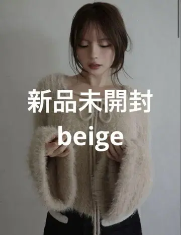 [ 새상품 ] andmary Abbie fur tops Beige