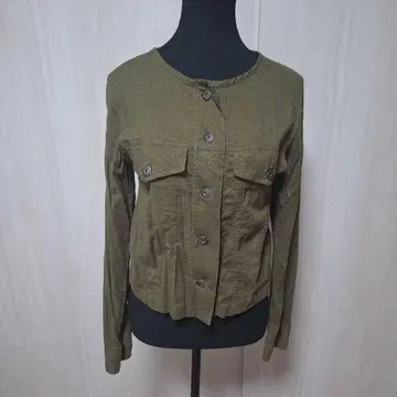 올리브 노카라 자켓