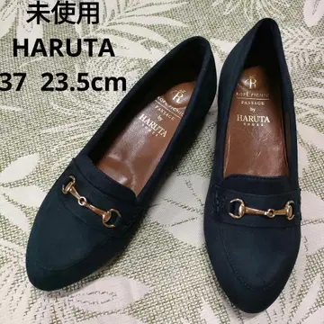 미사용 HARUTA 하루타 로페피크닉 로퍼 다크 네이비 37/23.5cm