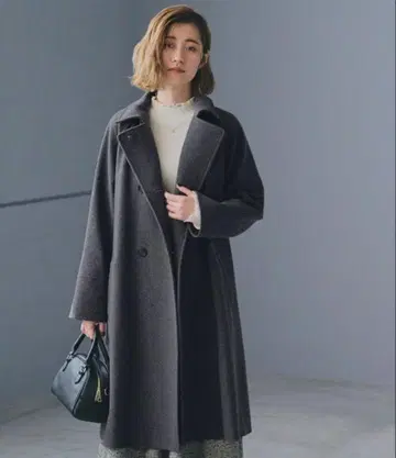 grove 텐트 라인 스텐카라 코트 차콜 그레이 M 사이즈