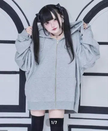 nyanMe 후드티 그레이 우리들의 후드티
