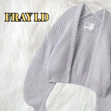 새상품급 FRAY I.D 프레이 아이디 로우 게이지 숏 가디건