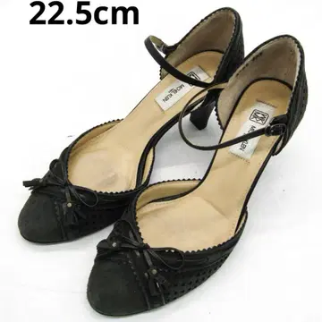 미쉘클랑 스웨이드 느낌 펀칭 메리 제인 힐 22.5cm
