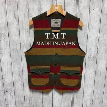 [ 새상품급 ] T.M.T 울 베스트! 일본제! 오샤레!