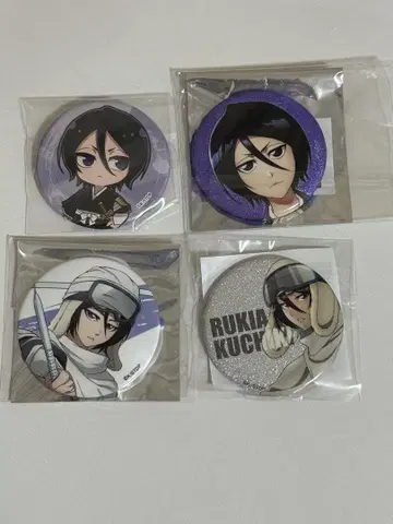 BLEACH 천년혈전편 쿠키 루키아 캔뱃지