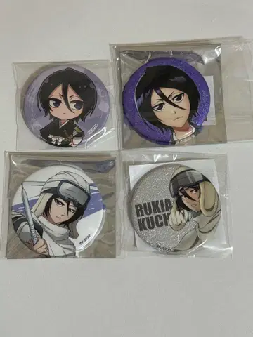 BLEACH 천년혈전편 쿠키 루키아 캔뱃지