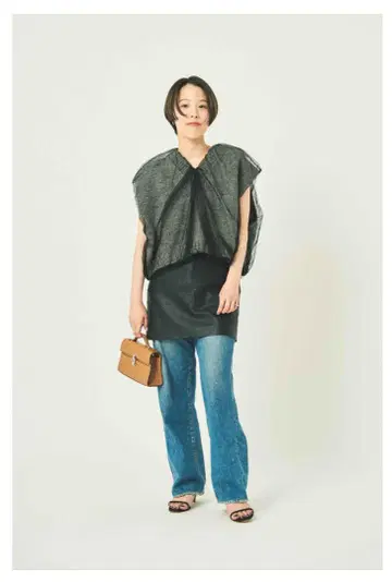 plage Fake leather 미니 스커트