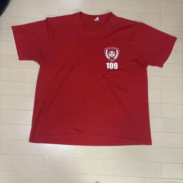 키사라즈 종합 고등학교 클래스 T셔츠 빨간색 109