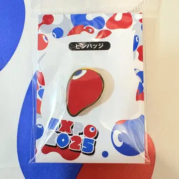 오사카 간사이 엑스포 회장 한정품 인기 코먀쿠 핀 배지