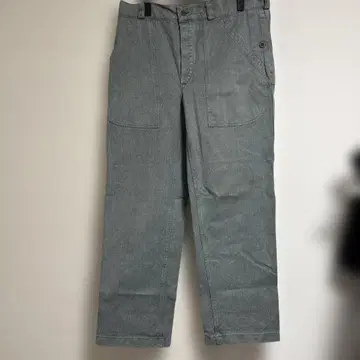 실물 USED 스위스군 1980년대 빈티지 데님 워크 팬츠
